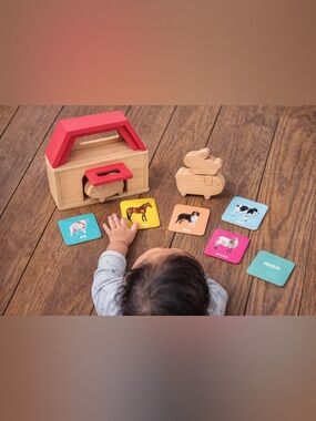 KiwiCo Babble & Speak Toy NIB Wooden Learning Baby  Montessori Set